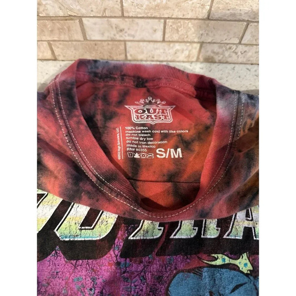 Outkast 90s Y2k All Over Tie-dye Rap Graphic T Shirt small RARE #36 - Picture 3 of 4